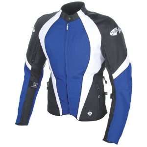  Joe Rocket Md Blue/Black/White Lotus 2.0 Motorcycle Jacket 