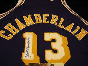 WILT CHAMBERLAIN Signed Mitchell & Ness 1972 LA Lakers Jersey  PSA 