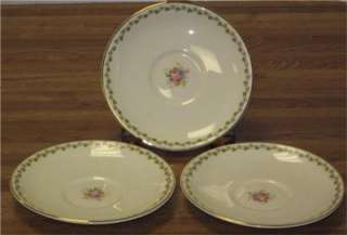 Group of thirteen pieces of Taylor Smith & Taylor plates and saucers 