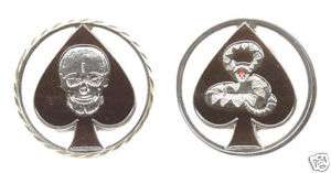 ARMY KILLER SKULL SPECIAL FORCES K CHALLENGE COIN  