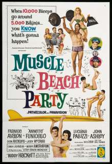 Muscle Beach Party 1964 Orig 1Sheet Movie Poster NM  