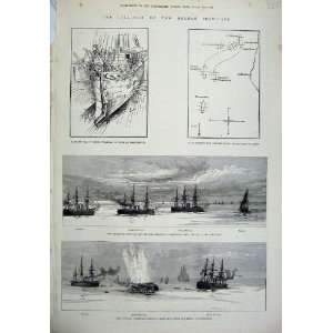  1878 Ships German Ironclads Konig Wilhelm Barque Crash 