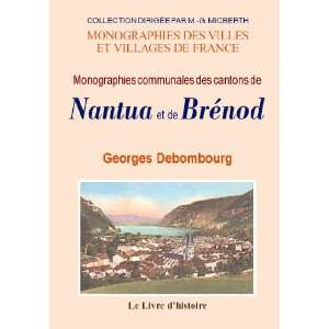  nantua et brenod (monographies des cantons de 