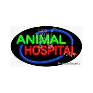 Animal Hospital Neon Sign 17 inch tall x 30 inch wide x 3.50 inch 