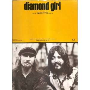  Sheet Music Diamond Girl James Seals Dash Croft 206 