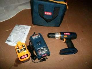 RYOBI 1/2 DRILL P204 AND RYOBI IMPACT DRIVER P231  