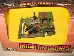 Ertl Mighty Corps diecast metal crawler tractor 1/64 toy farm  