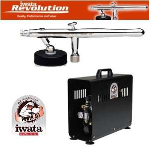  Iwata Revolution BCR Airbrushing System with Power Jet Air 