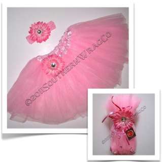 VALENTINE PINK TUTU to GO GIFT BAG CHOOSE from 4 COLORS  
