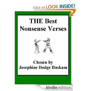   Best Nonsense Verse Josephine Dodge Daskam  Kindle Store