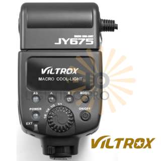 Viltrox JY 675 Macro Close Up Ring LED Cool Light Flash Canon Nikon 