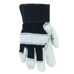   Leathercraft 2042 Work Gloves with Split Cowhide Palm and Safety Cuff