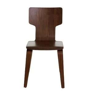  west elm Stackable Dining Chair, Walnut, Set of 2 