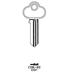 Key blank, Corbin CO7/1001EN 5 pin