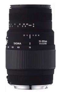 SIGMA 70 300mm f/4 5.6 DG Macro Lens for Canon EOS / EF  