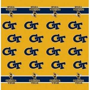   Tech Yellow Jackets Banquet Table Cloth 