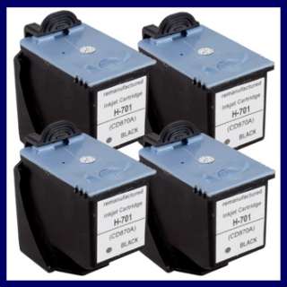 Pack Ink Cartridge for HP 701 Black HP701 CC635A Fax 640  