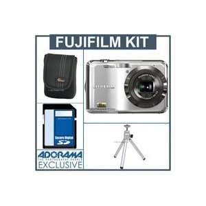  Fujifilm FinePix AX200 Digital Camera Kit,   Silver   with 