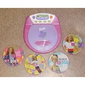  Barbie Sing With Me Mini CD Player / 4 CDs Everything 