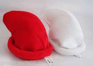 The Smurfs Smurf Smurfette / Papa 2 Hats Character Cosplay New Red 