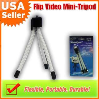 Flip Video Flexible Mini Tripod Camera, Camcorder GREY  