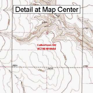  USGS Topographic Quadrangle Map   Culbertson SW, Nebraska 