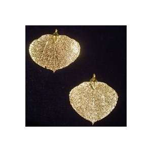   Leaf Dipped in 24K Gold (Acid Washed) 1 to 1.5 AL02