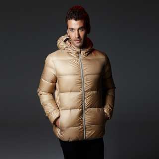   Mens Fit New Hot VD500 Lightweight Hooded Down Jacket 5 Colors  