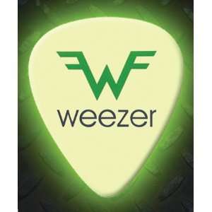  Weezer 5 X Glow In The Dark Premium Guitar Picks Musical 