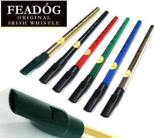 Irish FEADOG TIN WHISTLE in C & D whistles penny flauta  