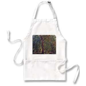  Weeping Willow By Claude Monet Apron 