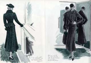 FASHION PAGES   Womens Suits   1936  