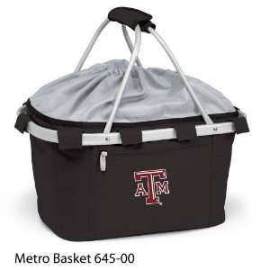  Texas A&M Embroidery Metro Basket Collapsible, insulated basket 