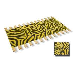   New Twin Size Wooden Bed Slats with Zebra Animal Print