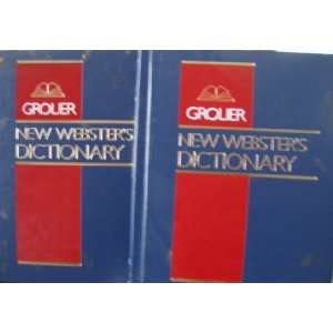  Grolier New Websters Dictionary, 2 volumes. Everything 
