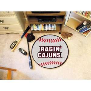   Louisiana Lafayette Ragin Cajuns NCAA Baseball Round Floor Mat (29