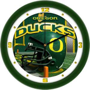 University of Oregon Ducks Helmet Style Wall Clock NIP  