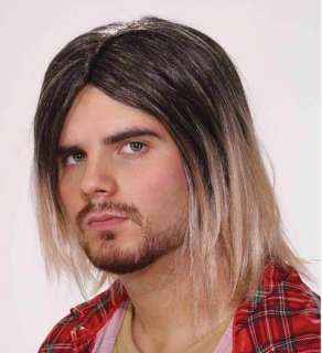 90s Grunge Adult Costume Wig Kurt Cobain NEW  