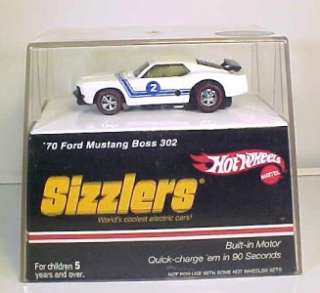 New Hot Wheels Sizzlers 70 Mustang Boss 302 white    2007 Target 