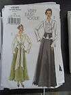   V8287 shirt and skirt very easy 14,16,18,20 NEW sewing pattern