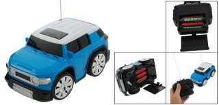 Children Plastic RC Remote Control Race Car Blue White  