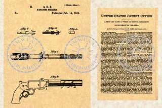 SMITH & WESSON Magazine GUN Patent #105  