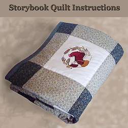 Patterns & instructions for the Storybook quilt shown above.