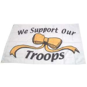  We Support Our Troops Flag, 3 x 5 Patio, Lawn & Garden