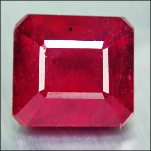 60 Cts Beautiful Full Fire Lustrous Pigeon Blood Red Ruby Octagon 