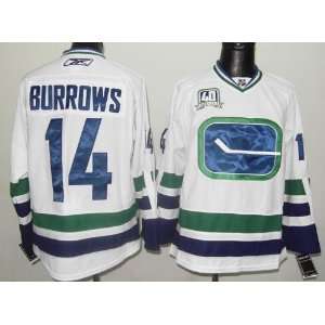  Alexandre Burrows Jersey Vancouver Canucks #14 Third White 
