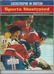 SPORTS ILLUSTRATED 1971 HOCKEY MONTREAL BRUINS LOT 260  