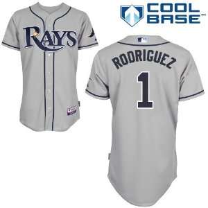  Sean Rodriguez Tampa Bay Rays Authentic Road Cool Base 