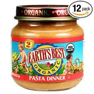 Earths Best Organic 2nd Pasta Dinner, 4 Grocery & Gourmet Food