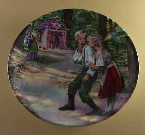   UND GRETEL GERMAN Plate And Charles Gehm Grimms Fairy Tale Charming
